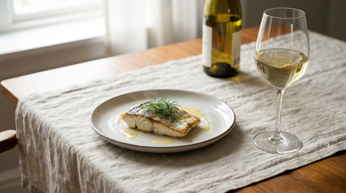 Quel vin avec un poisson blanc : bar, cabillaud, sole