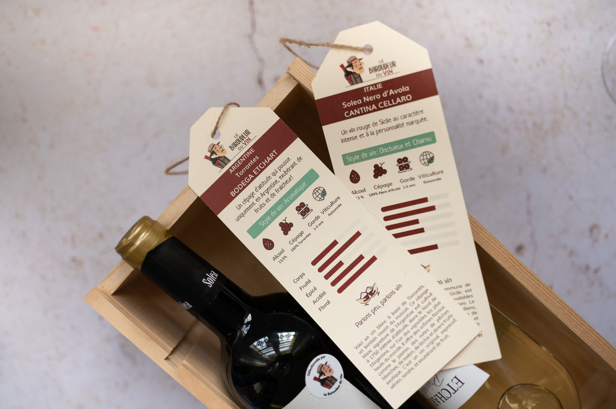 les fiches de dégustation de vin du Baroudeur