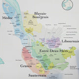 The Bordeaux Wine Map