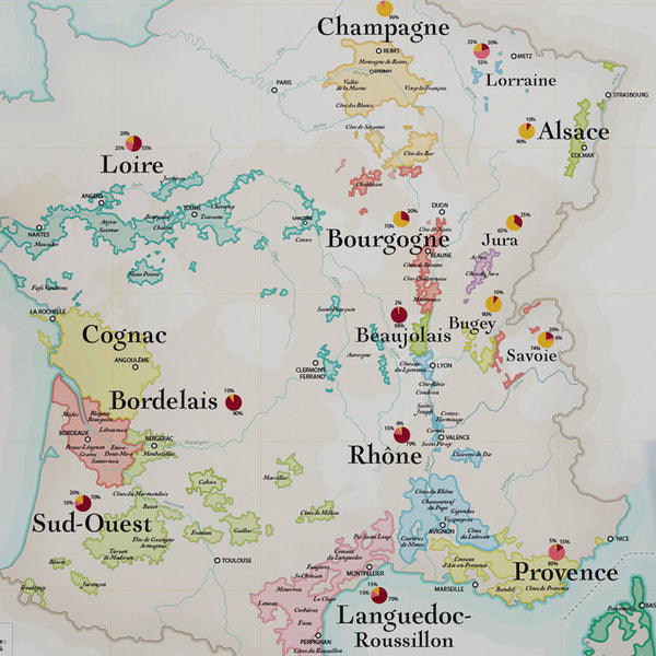 The French Wine Map