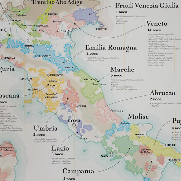 La Carte des Vins d'Italie